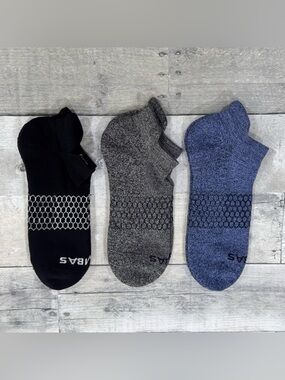 BOMBAS 3-Pack Women’s Ankle Socks  Assorted colors - Size - Large
